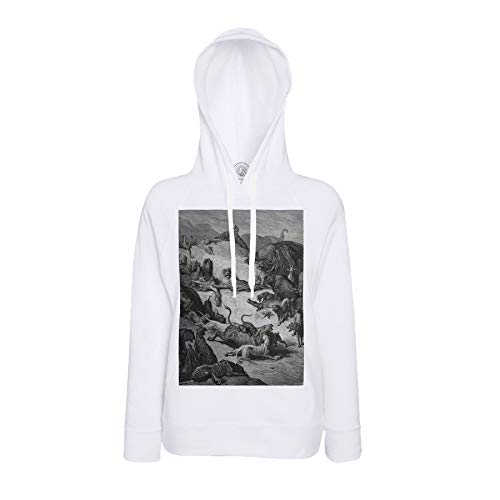 Sweat à capuche pour passionné d'art gravure Gustave Doré Les Animaux Malades de la Peste