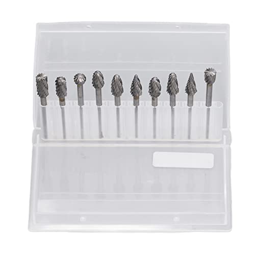 Juego de 10 piezas fresa de molienda carburo miniatura 6