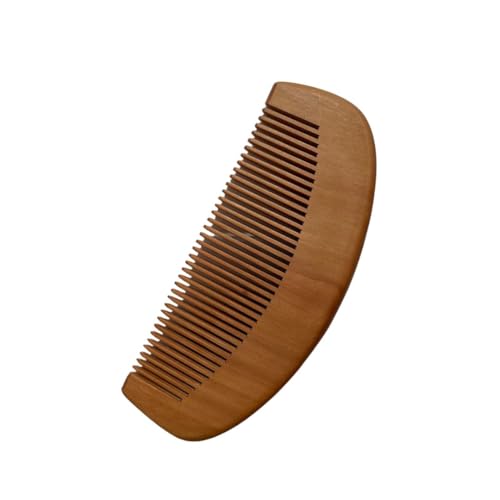 Daiso [Japanese Style] Peach Wood Natural Comb - Anti Static