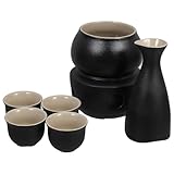 Facile à prendre en main : le col étroit et la large ouverture de la flasque facilitent la prise en main et le versement ; compatible avec les bouteilles et tasses à saké, notamment les tasses japonaises