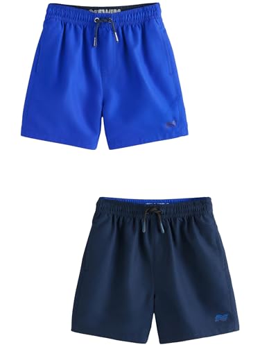 NEXT Niños Pack de 2 bañadores Cobalt Blue and Navy 16 Años