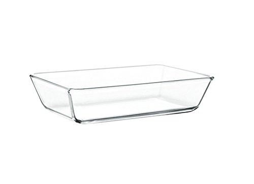Image of Cello Dahlia Rectangle Glass Baking Dish, 1.5 Litres /29.9cm, Clear