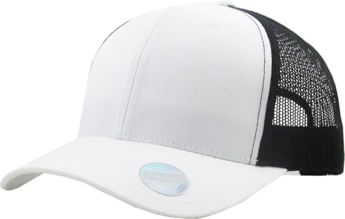 Image of Classic 6 Panel Cotton Twill Mesh Trucker Cap Hat Adjustable Snapback Hat