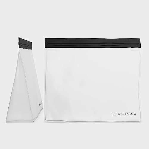 Berlinzo Reusable Ice Storage Bag - Leakproof, BPA-Free Silicone, Plastic-Free Lunch Bag - One Ice Storage Bag