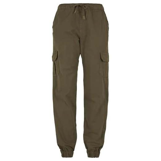 Urban Classics Femme De Jogging Cargo Taille Haute Pour Pantalons, Olive D'été, 4XL Grande Taille EU