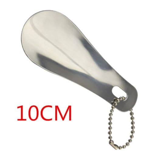 Calzador de acero inoxidable de 1 pieza con forma de cuchara para todo tipo de zapatos 2