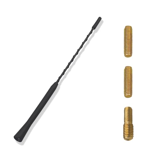 4 Pcs Universal Car Aerial Antenna Replacement, Dab/Fm/Am Roof Radio Reception Car Antenna, Waterproof Shark Fin Aerial For Vehicles (With Screws)