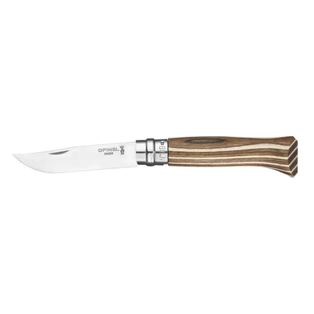 Opinel 254575 Unisex – Erwachsene No 8 Taschenmesser, Braun, 19,5cm