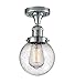 Innovations 517-1CH-PC-G204-6-LED 1 Light Vintage Dimmable LED Semi-Flush Mount, Polished Chrome