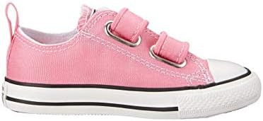 Converse CT 2V OX Charcoal Sneaker (10 M US Toddler, Pink/White) | Image 1