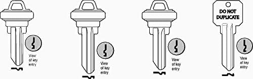 Schlage SC8-BR SC8 Blank Key - pack of 50