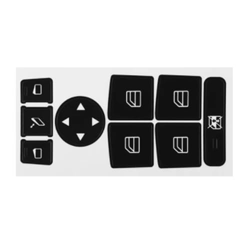 Autocollant bouton Mercedes W204 pour rafraîchir l'intérieur de votre C300