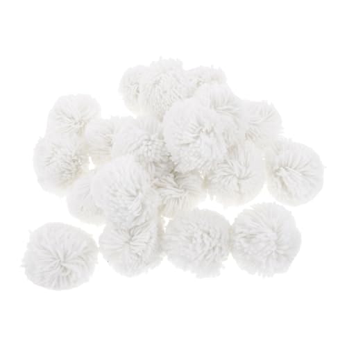 Diseño flexible de hilo de poliester blanco de 8cm para manualidades y adornos DIY