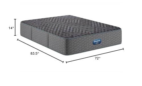 Image of Beautyrest Days End Medium 14 inch California King Size Mattress | CertiPUR-US certified, 10 Year Limited Warranty, 100-Night Trial, Made in the USA with global components, cooling tech