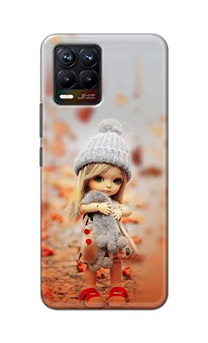 Image of PRINTFIDAA Doll Cute Girl Amazing Beauty Little Kid Child Playing Hard Back Cover for Realme 8 / Realme 8 Pro Back Cover -(P6) KAT1001