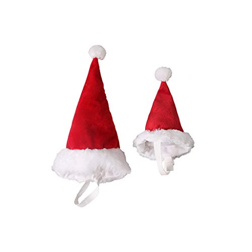 BT Bear® Weihnachtskostüm für Hunde und Katzen, Weihnachtsmütze für Welpen, Kleine, Mittelgroße und Große Hunde