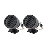 Altavoces de agudos de cúpula de coche, 4 ohmios, 30 W, RMS, 120 W, pico, ABS, negro, alta frecuencia, 2 K-22 KHz, 92 dB, sensibilidad, imán interno, diafragma a prueba de balas, fácil de instalar