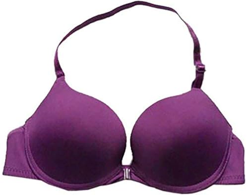Image of Brachy Front Closure Push-Up Bra for Women, Padded Wired Seamless T-Shirt Bra, Multiway Strap Bra Invisible Fit