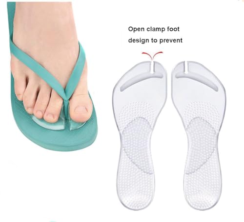 2 pares de plantillas de gel adhesivas para sandalias miniatura 3