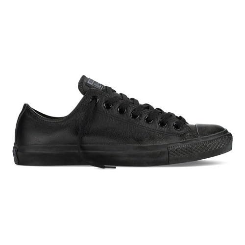 Image of Converse Unisex Adult Chuck Taylor All Star Low Top, Black Mono, 12.5 Womens/10.5 Mens