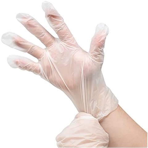 joeji's Kitchen Joejis 100pcs Eco-friendly Biodegradable Gloves Disposable Gloves Medium Size Easy Fit Non-Latex Gloves Cleaning & Food Prep Gloves Compostable Disposable Gloves Cover