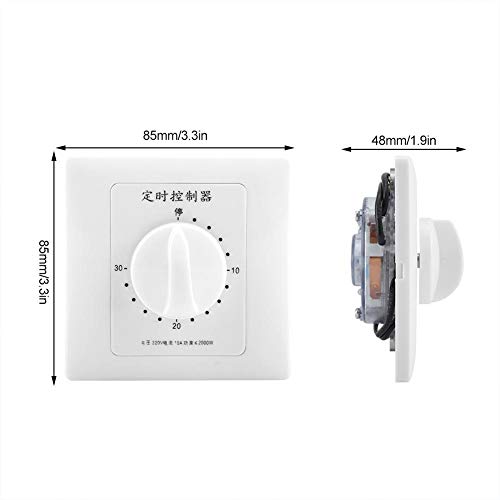 Temporizador de bomba de água, contagem regressiva de bomba ecológica de plástico, durável para(30 m
