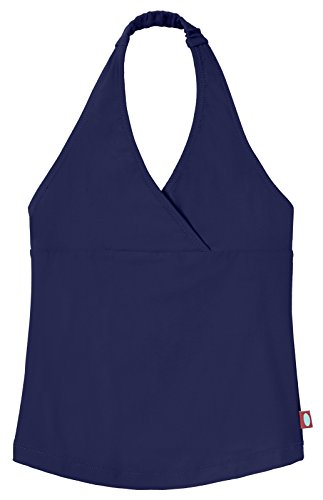 Image of Polkadot Girls' UPF 50+ Swim Halter Top by City Threads