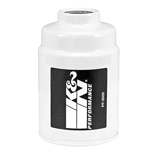 K&N Diesel Fuel Filter: Performance Fuel Filter, Premium Engine Protection, Compatible with 2001-2015 Chevrolet/GMC Truck 6.6L Duramax Diesel Engines, PF-3000