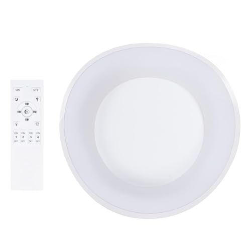 Plafonnier LED moderne Pilipane réglable avec télécommande et APP pour salon