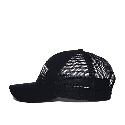 Image of Wrangler Black Mesh Back Hat, One Size Fits Most