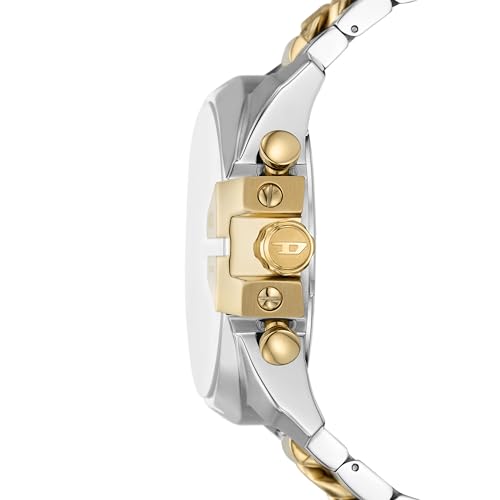 Diesel Mega Chief Stainless Steel Men's Watch with Analog or Digital Movement