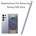Galaxy S25 Ultra S Pen Replacement for Samsung Galaxy S25 Ultra Stylus Pen,S25 Ultra Stylus Pen for Samsung Galaxy S25 Ultra 5G All Versions EJ-PS938BBEGUJ(Light Silver)
