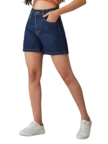 Image of Dolce Crudo Women's Flared High-Rise Stretchable Denim Maxi Skirt