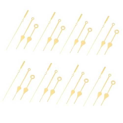 DECOMELODY 10 セット軽量アルミ製 時計針 修理用 掛け時計針 耐久性と高精 クラフ