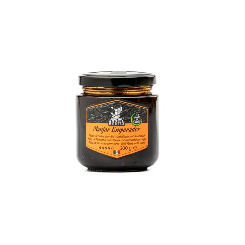 ÁGUILA MEXIKA | 'Manjar Emperador' - Salsa Macha gourmet con 3 variedades de Chiles Mexicanos...