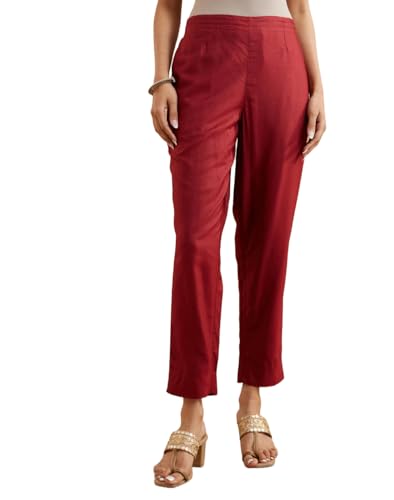 Pantalon marine Fabindia confortable pour silhouette sublimée