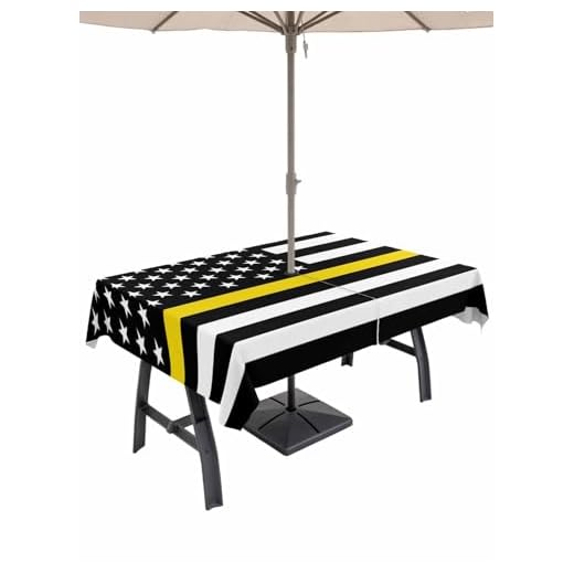 Waterproof Outdoor Tablecloth with Zipper