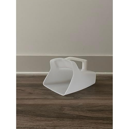 Image of Rubbermaid Commercial Products Food Service Utility Scoop, 64-Ounce, White, for Ice /Bar and Ingredient Use in Restaurant /Kitchen (Pack of 6)