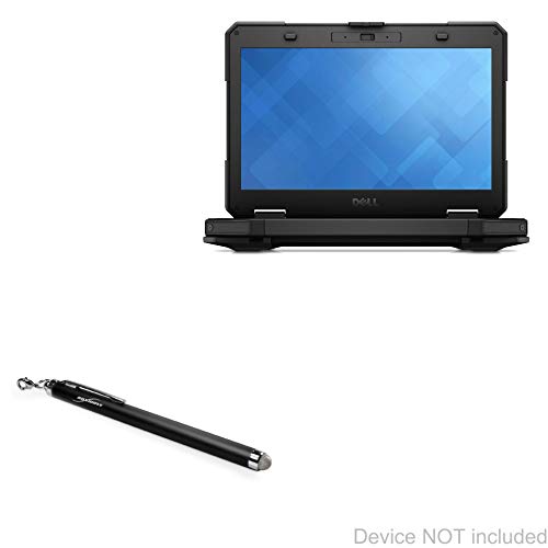 BoxWave Stylus Pen Compatible with Dell Latitude 5414 Rugged with Touchscreen (14 in) - EverTouch Capacitive Stylus, Fiber Tip Capacitive Stylus Pen - Jet Black