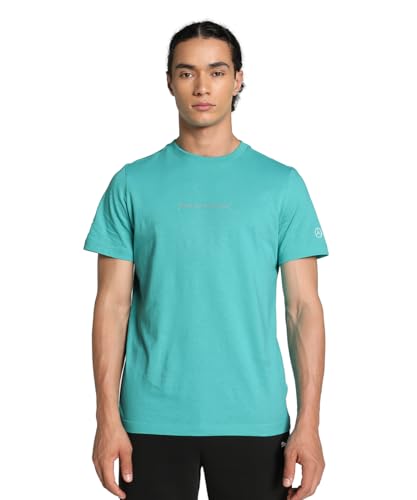 Image of Puma Men's Cotton Solid Printed MAPF1 Two Tone Polo Regular Fit T-Shirt