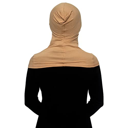 TheHijabStore.com Women's Ninja Instant Full Coverage Hijab Under Cap Sport Bonnet Swim Hijab Scarf Ready To Wear Pull On4