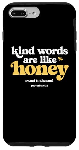 Kind Words are Like Honey Christian Bee ⼌� 16:24 �X�}�z�P�[�X iPhone 7 Plus/8 Plus �p