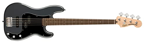 Squier Affinity Series Precision Bass, Carbon Frost Metallic, Laurel Diapasón