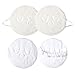 Ptwola Face Steaming Towel 4 Pack Reusable Facial Steamer Spa Towel 2 in 1 Cold Hot Compress Towels Cotton Face Mask with Headband Beauty Skin Care Spa Towels for Women Girls Beauty Salons Home