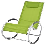 La silla de jardín tiene un cojín y un diseño curvo y ergonómico, para que puedas relajarte por completo en una cómoda postura