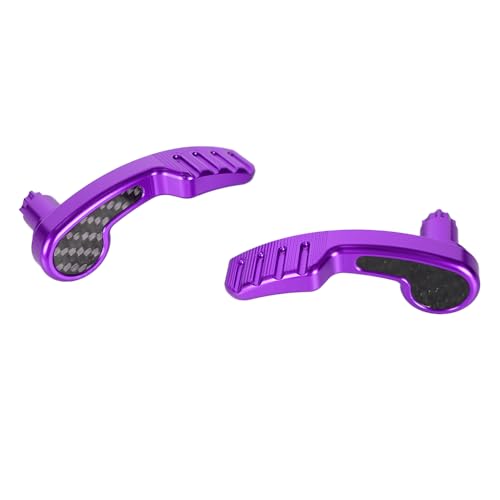 Aluminum Saddlebag Latch Kit Saddle Bag Latches Lifter with carbon fiber For Harley Touring Road Street Glide Ultra Limited Tri Glide 14-23 Road King Special 17-24 (Purple) miniatura 6