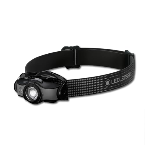 Ledlenser MH5 |2020| Lampe frontale rechargeable LED, 400 lumens, 180 m, 35h d’autonomie, double source d’alimentation via batterie rechargeable ou pile AA...