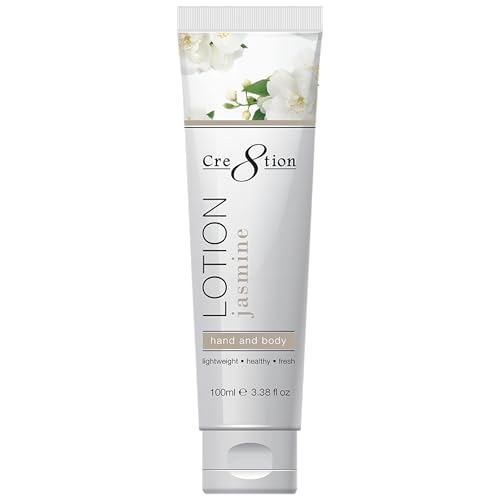Cre8tion Spa Jasmine Hand & Body Lotion, Luxurious Lightweight Moisturizer for Silky, Smooth Skin, 3.3 Fl Oz