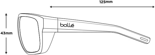 Bolle Sport Sunglasses Vulture Matte Black Brown Fire - Image 6