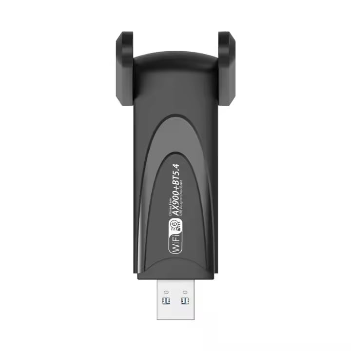 Image of 900Mbps Dual Band WiFi USB Adapter with Bluetooth 5.4 | 2.4GHz & 5.8GHz Wireless Dongle | Driver-Free | Supports Windows 10 /11 | High-Speed USB WiFi Receiver for PC & Laptop (900 MBPS)